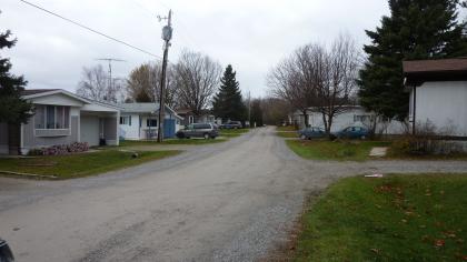 #23 looking west down road